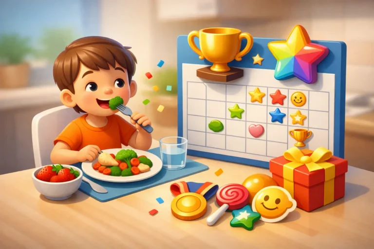 Do Visual Rewards for Kids Eating Really Help?