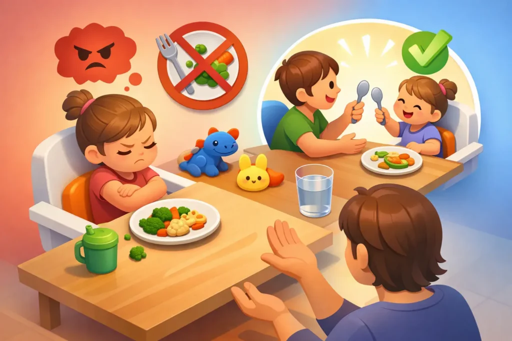 Ending Dinner Battles With Toddlers