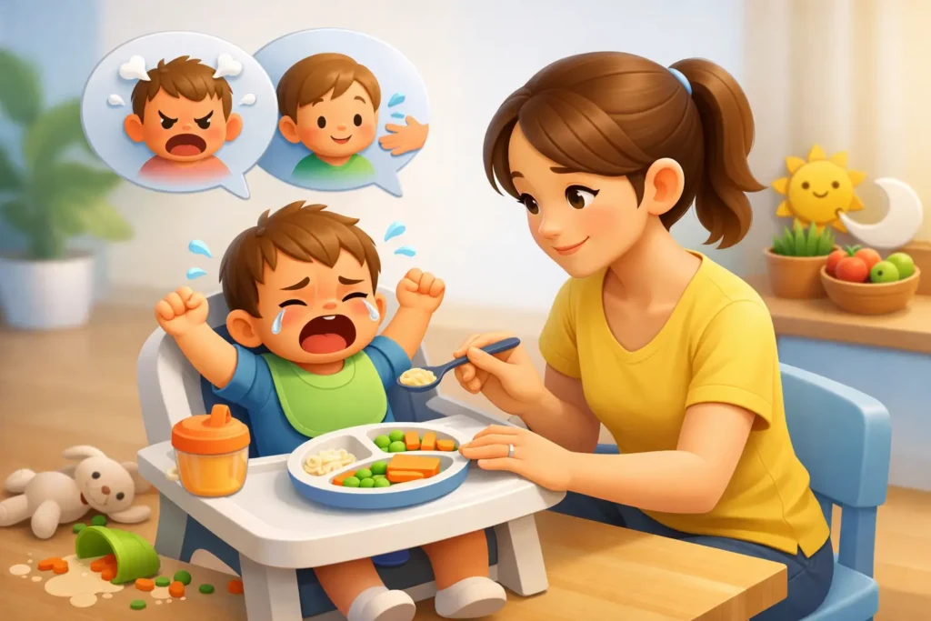 How to End Toddler Mealtime Tantrums Gently
