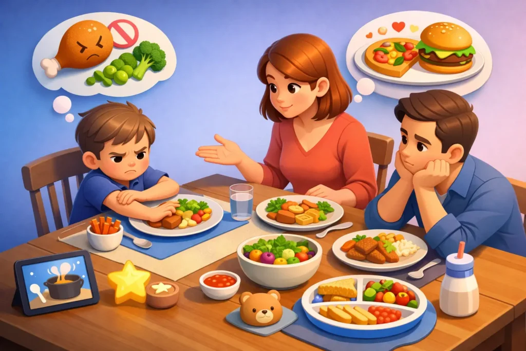 Why Do Kids Reject Dinner? What Helps Tonight