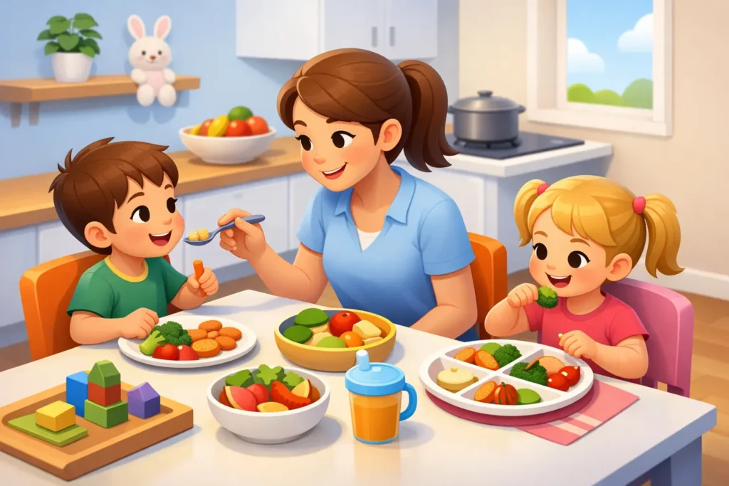 How to Get Preschoolers Eating Without Dinner Battles